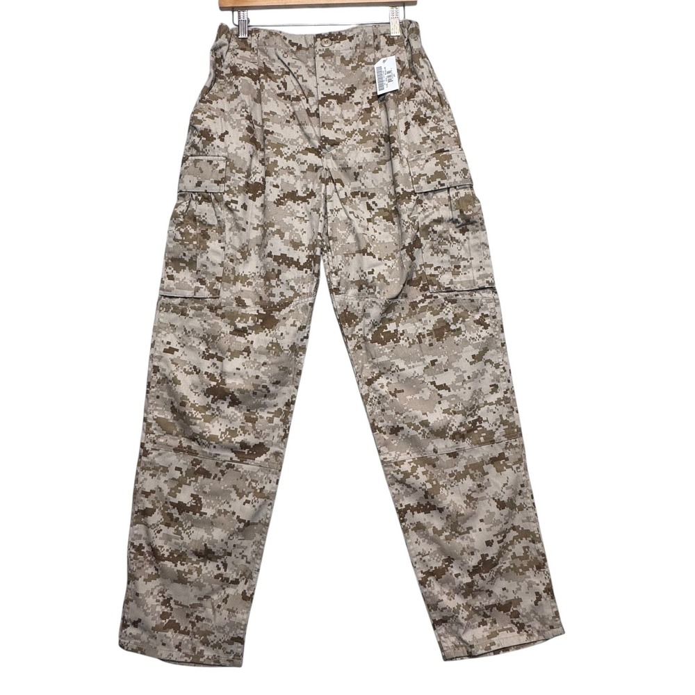 USMC Desert MARPAT Camo Utility Cargo Pants Unisex Small Regular MCCUU Trousers